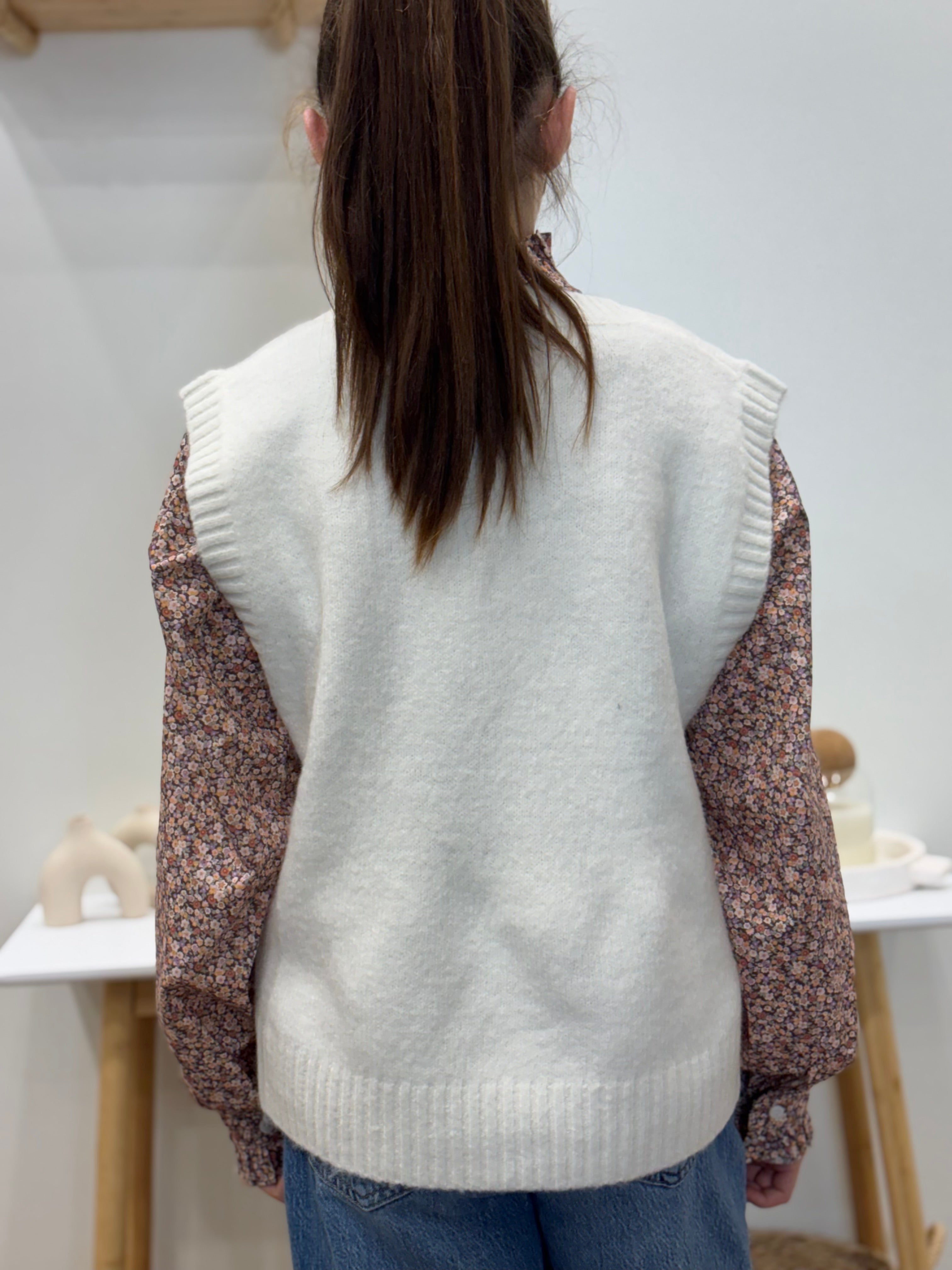 Pull sans manches COEUR