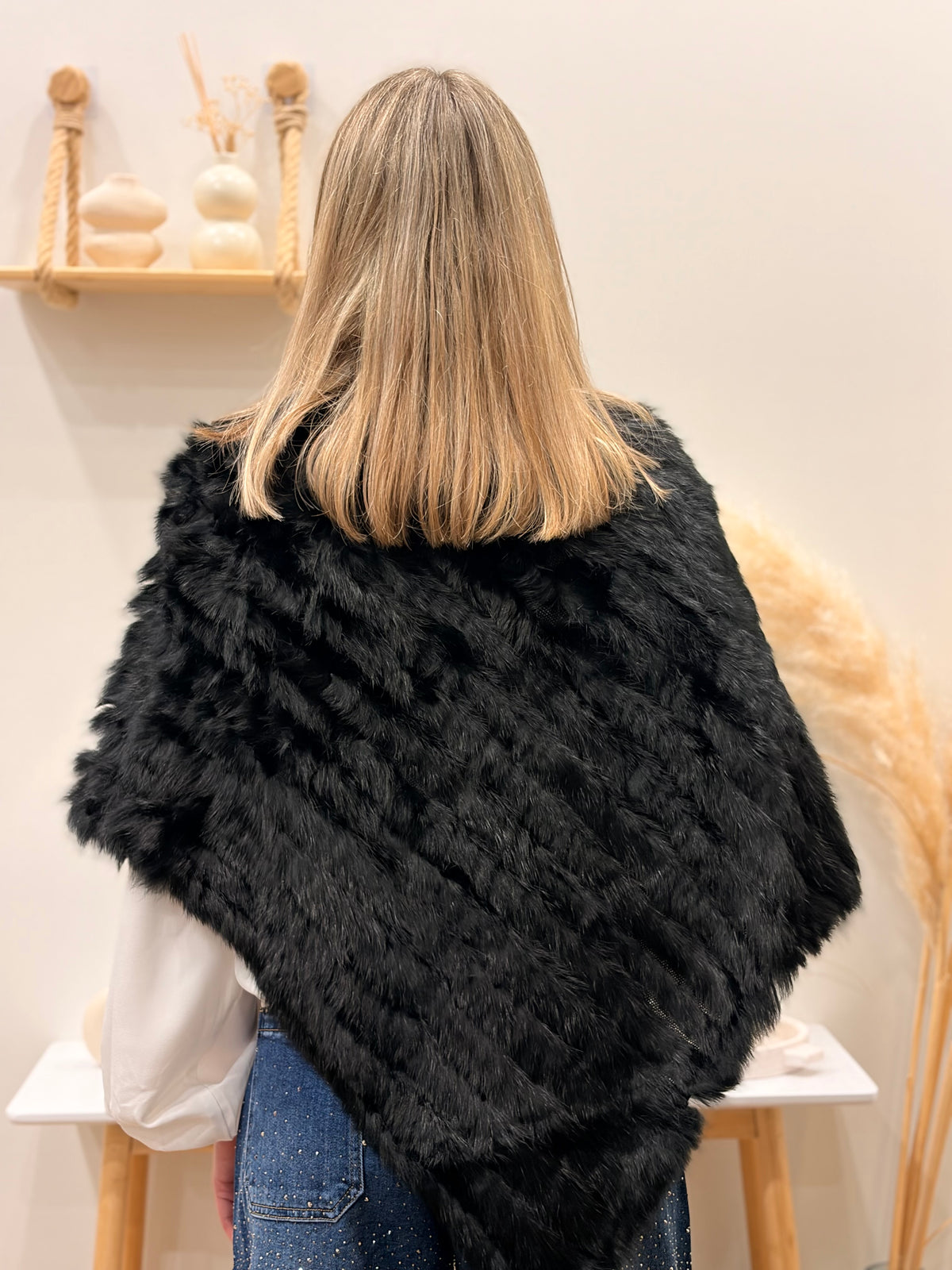 Poncho LAPIN Noir