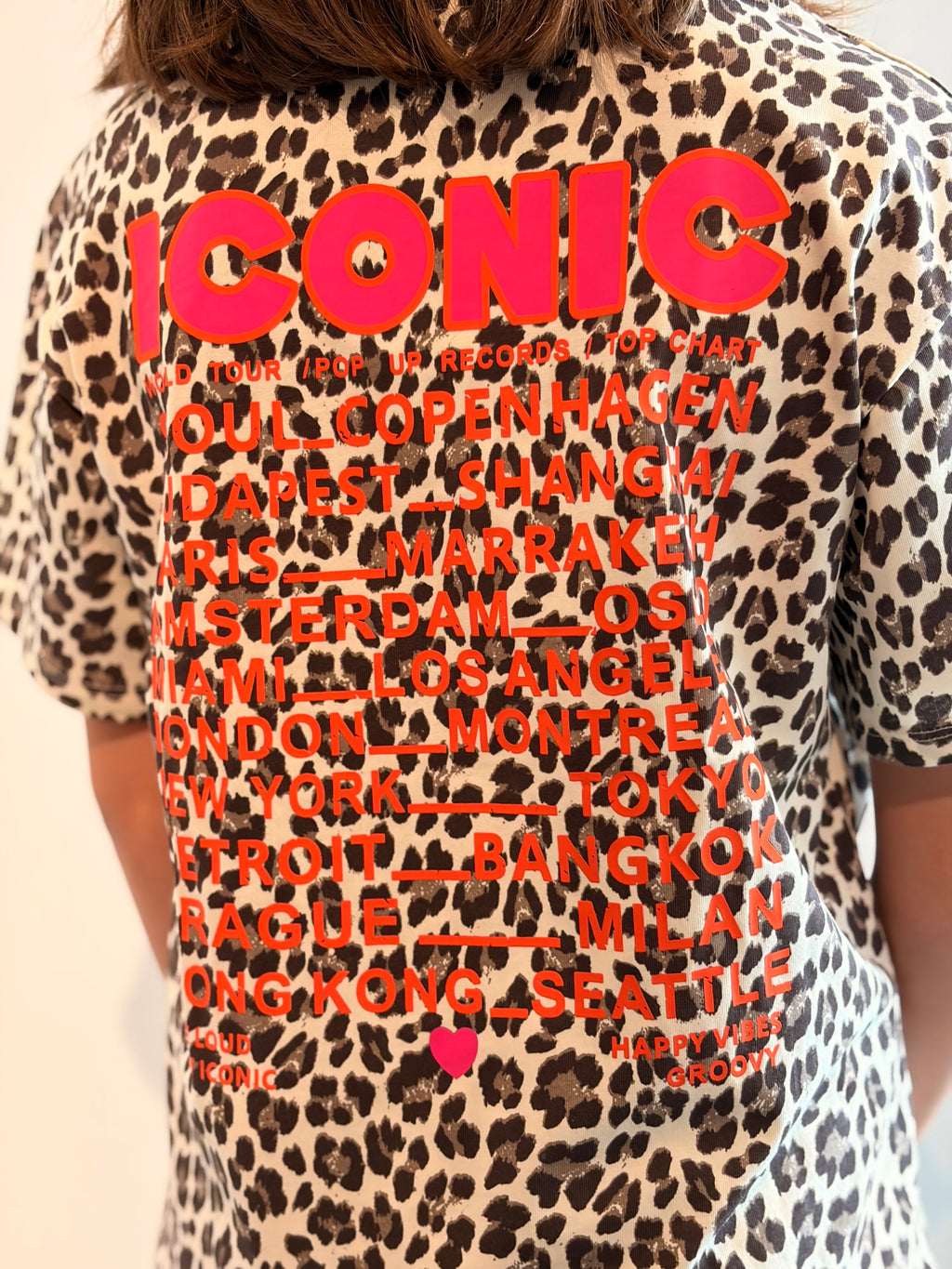 T-shirt léopard ICONIC