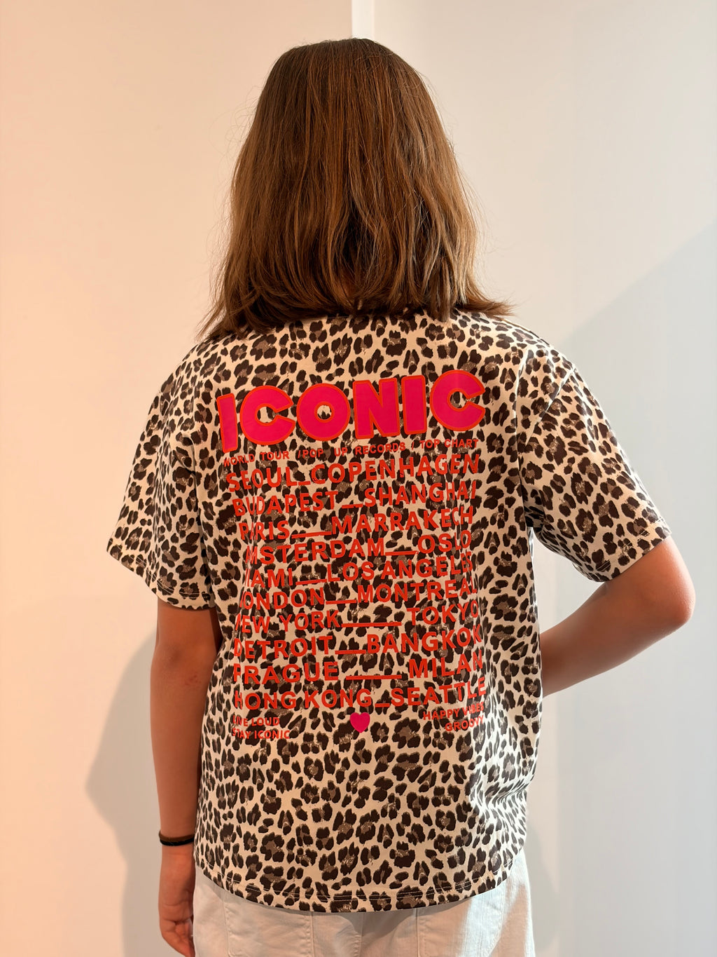 T-shirt léopard ICONIC
